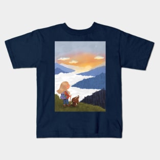 Mountain lover Kids T-Shirt